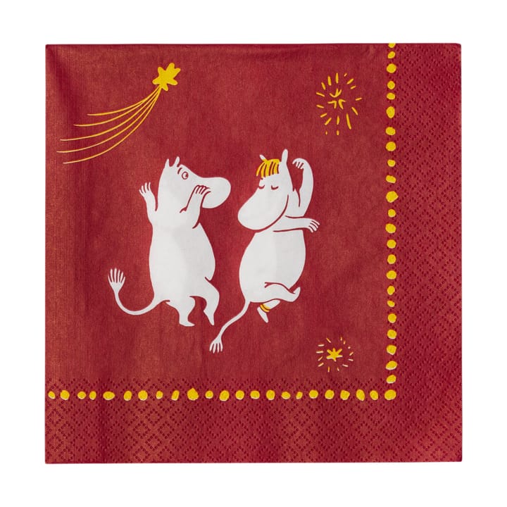 Festive Moments papieren servetten 33x33 cm, 20-pack Moomin Arabia