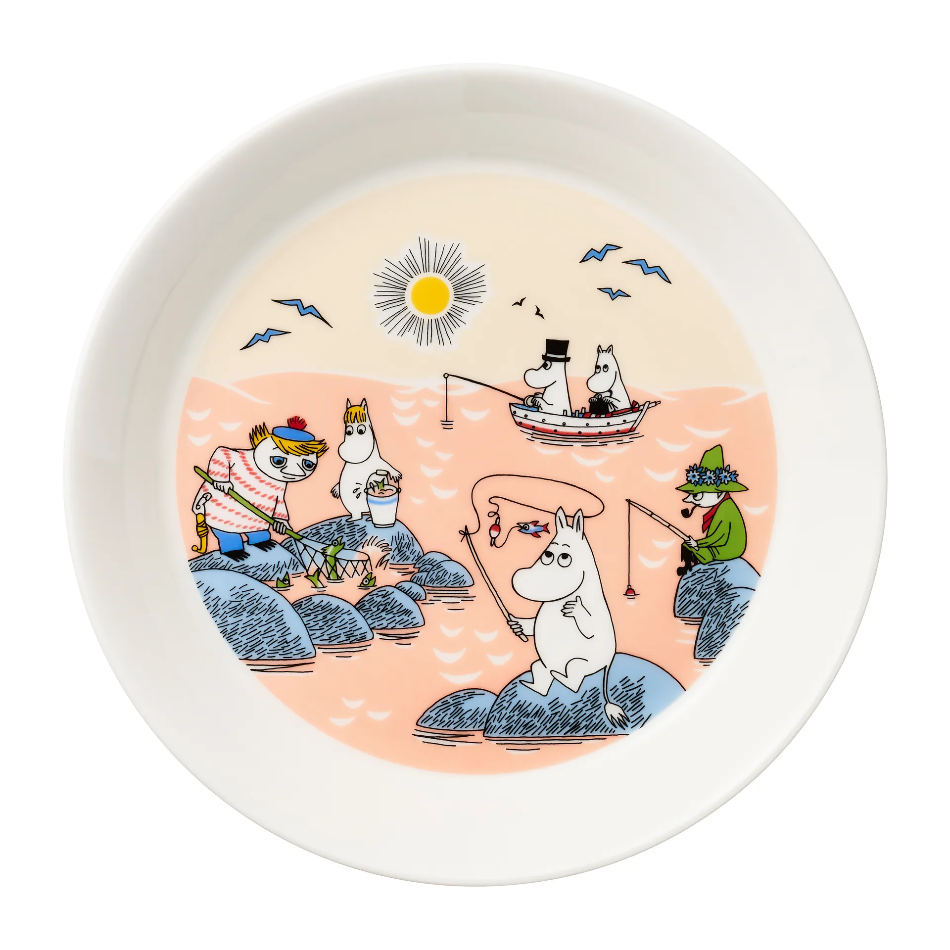 Fishing Moomin bord 2022, 19 cm Moomin Arabia