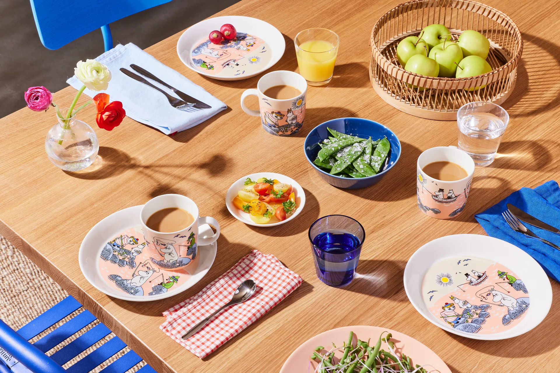 Fishing Moomin bord 2022, 19 cm Moomin Arabia