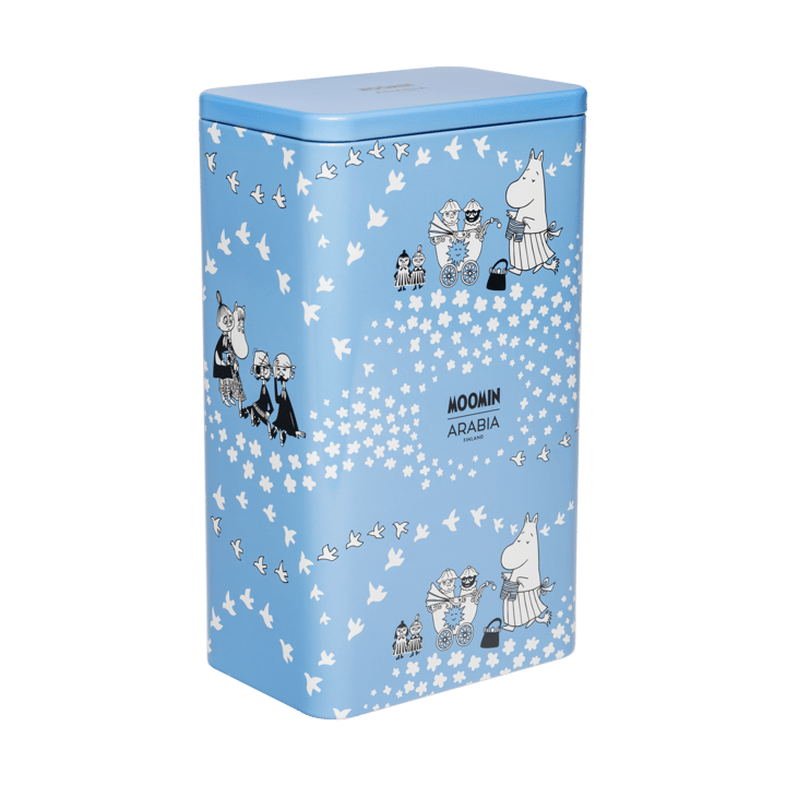 Fred mumin koffieblik 11,2x7,8x19,2 cm - Blauw - Moomin Arabia