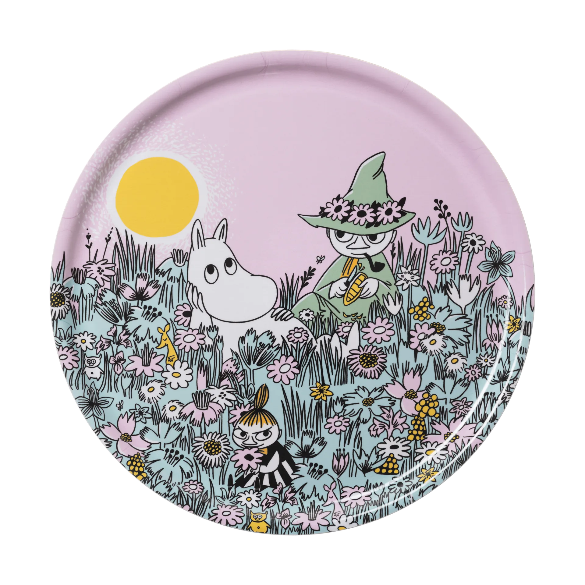 Friends forever Moomin dienblad, Ø35 cm Moomin Arabia
