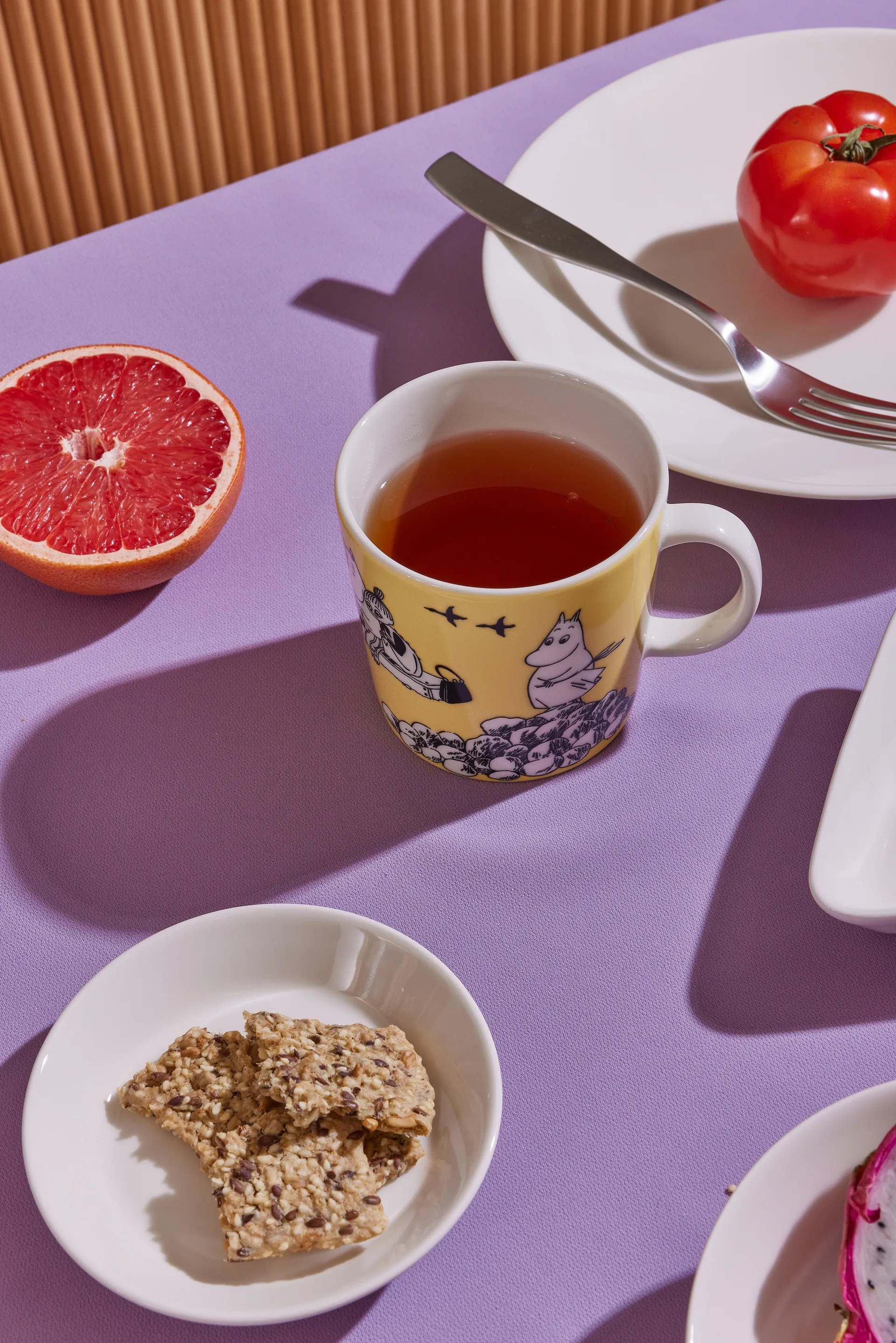 Gele Moomin mok speciaal, 40 cl Moomin Arabia