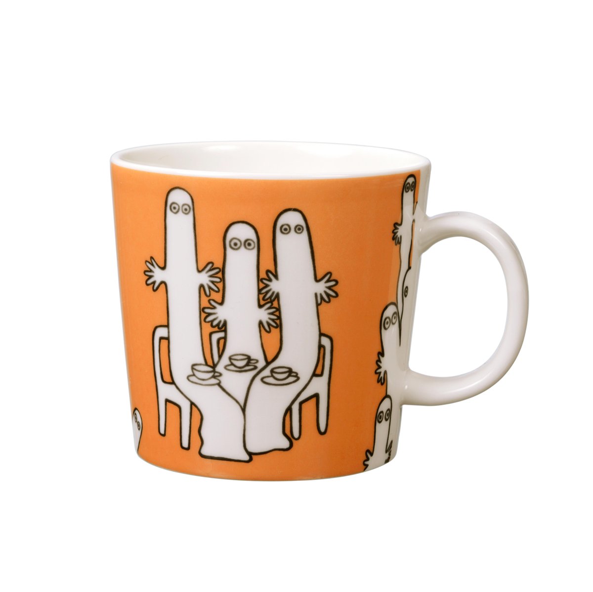 Moomin Arabia Hattifattener Moomin mok oranje | Scandinavisch Interieur | Moomin-mokken | Oranje