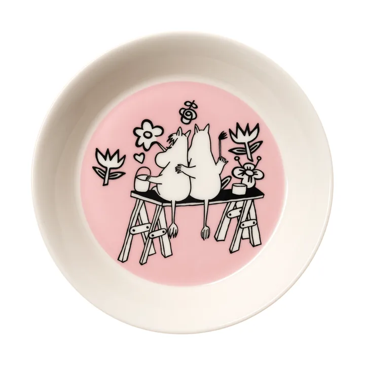 Kärlek 30 jaar Moomin schoteltje Limited Edition - Ø15 cm - Moomin Arabia