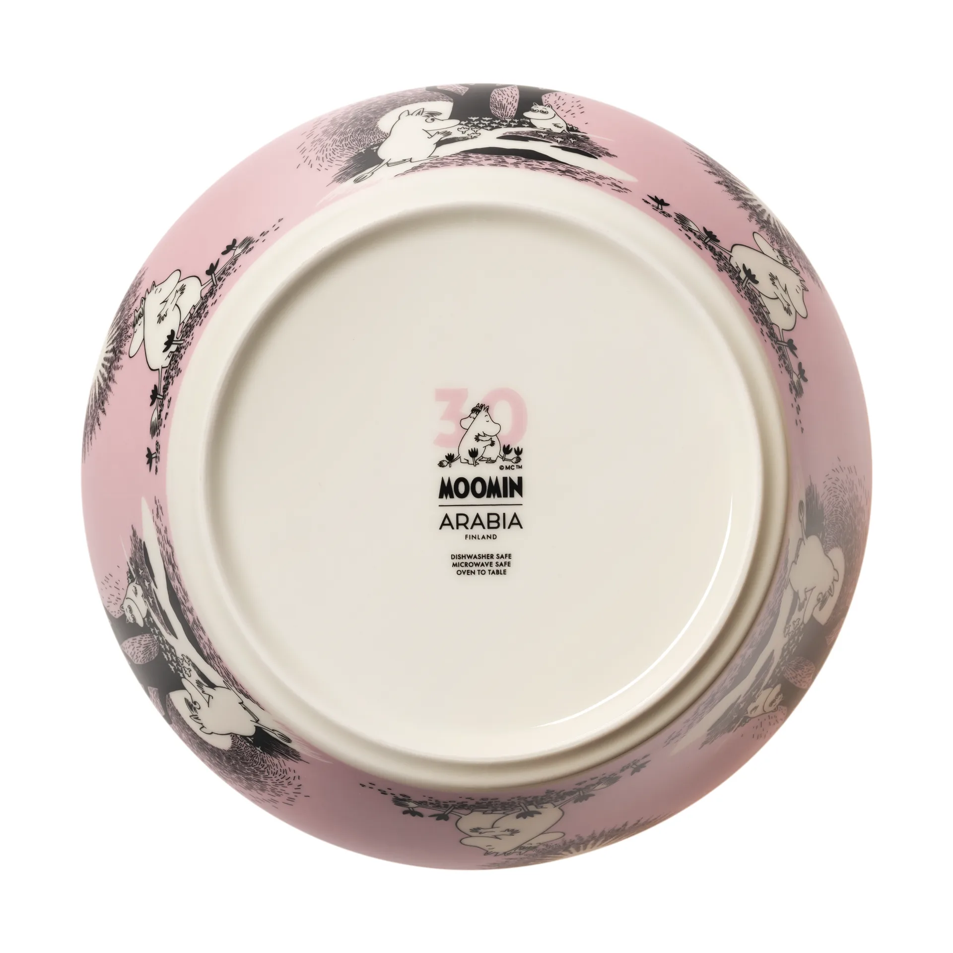 Kärlek 30 jaar Moomin serveerschaal Limited Edition, Ø23 cm Moomin Arabia