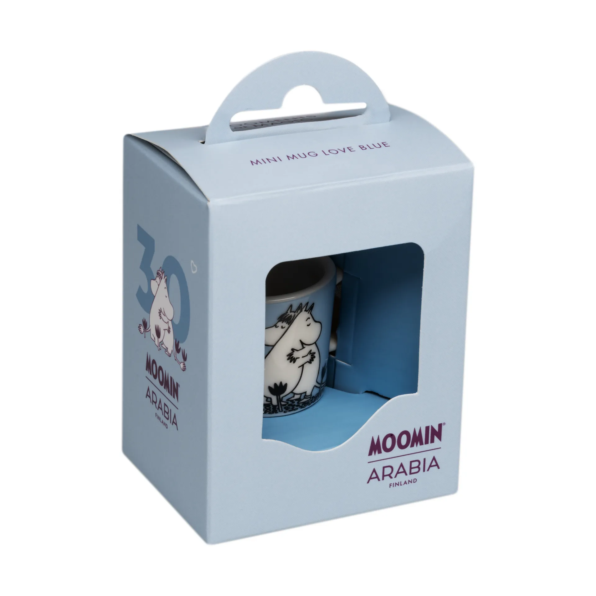 Kärlek Moomin minimok cadeauverpakking, Blauw Moomin Arabia