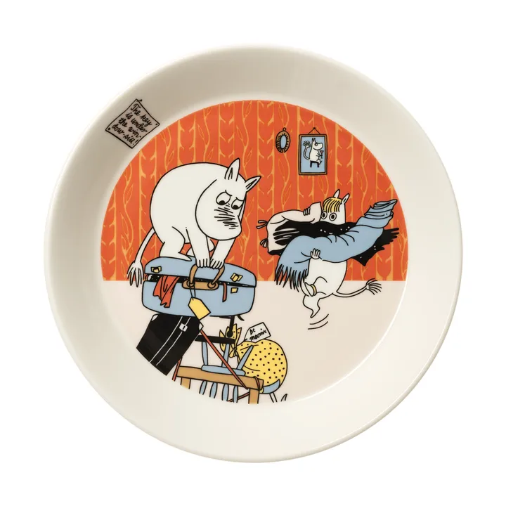 Klaar voor de vakantie Moomin bord - Ø19 cm - Moomin Arabia