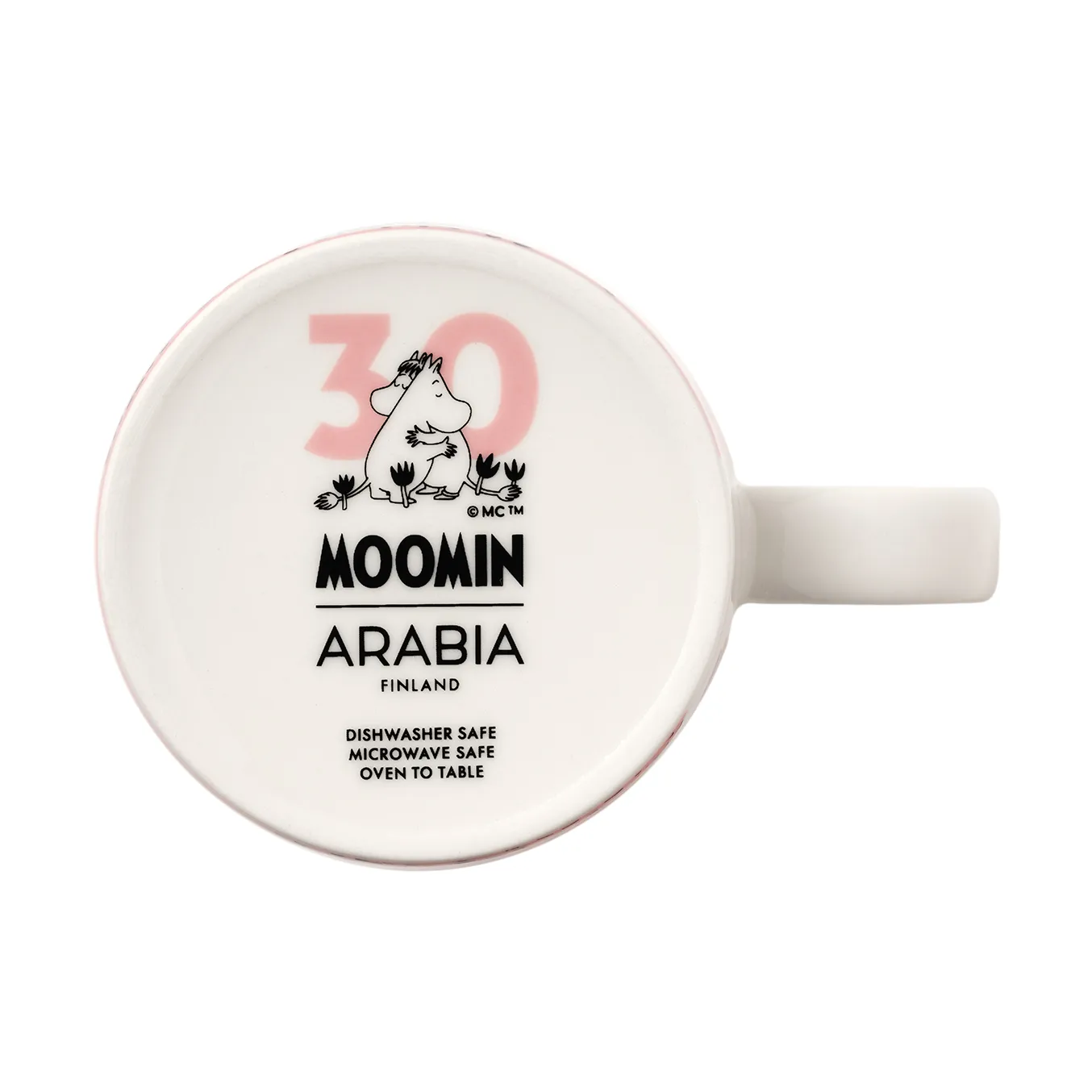 Liefde 30 jaar Moominmok & bord Limited Edition, 2 delen Moomin Arabia