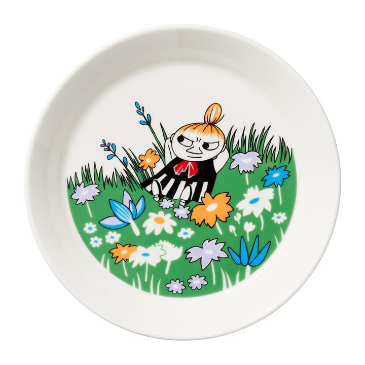 Lilla My på ängen Moominbord - Wit-multi - Moomin Arabia