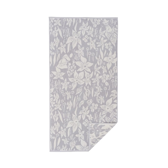Moomin Arabia Moomin badhanddoek 70x140 cm Lelie grijs