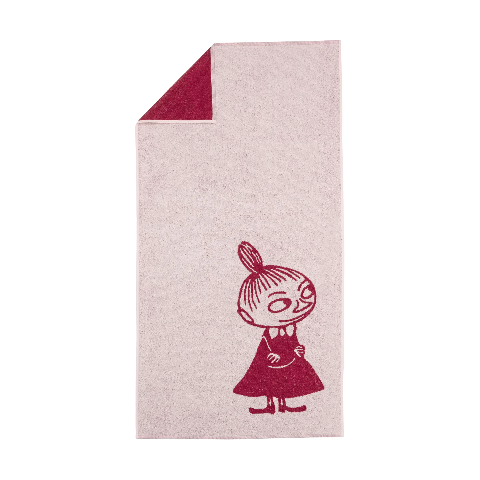 Moomin badhanddoek 70x140 cm, Lilla My roze Moomin Arabia