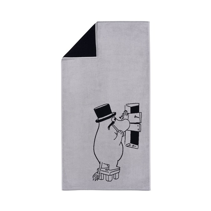 Moomin Arabia Moomin badhanddoek 70x140 cm Moominpapa grijs