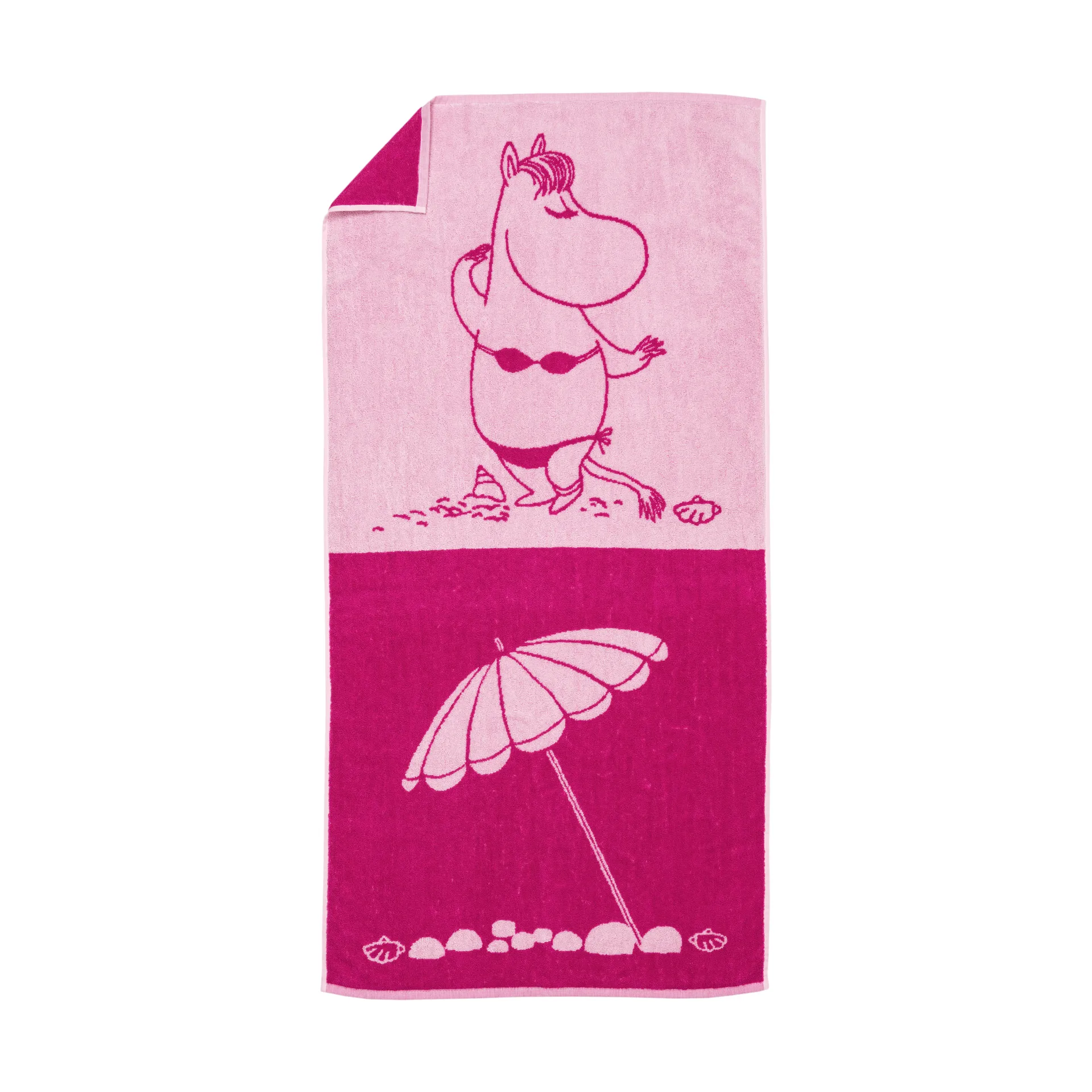 Moomin badhanddoek 70x140 cm, Snorkmaiden roze Moomin Arabia