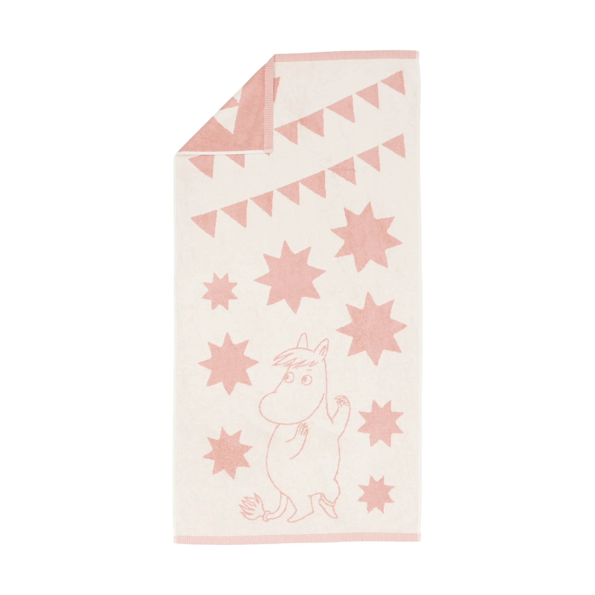 Moomin badhanddoek 70x140 cm, sterren roze Moomin Arabia