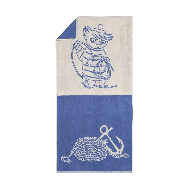 Moomin badhanddoek 70x140 cm - Too-ticky, blauw - Moomin Arabia