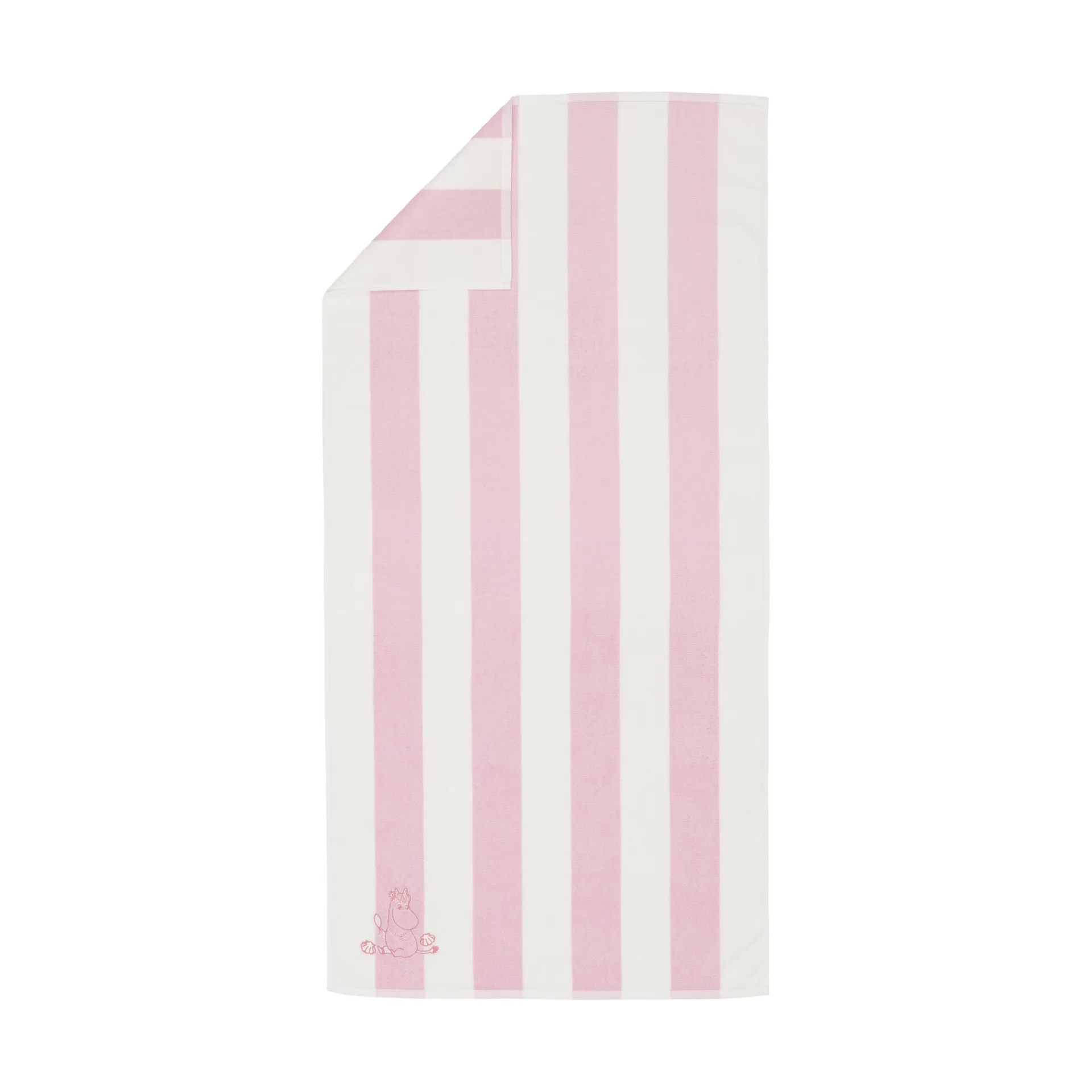 Moomin badhanddoek 70x140 cm, Zeeschelp roze-wit Moomin Arabia