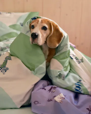 Moomin beddengoed 150x210 cm - Snufkin - Moomin Arabia