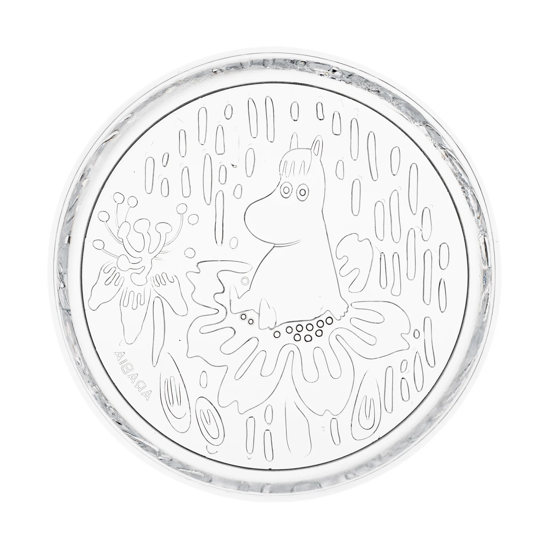 Moomin bord Ø15,5 cm, Transparant Moomin Arabia