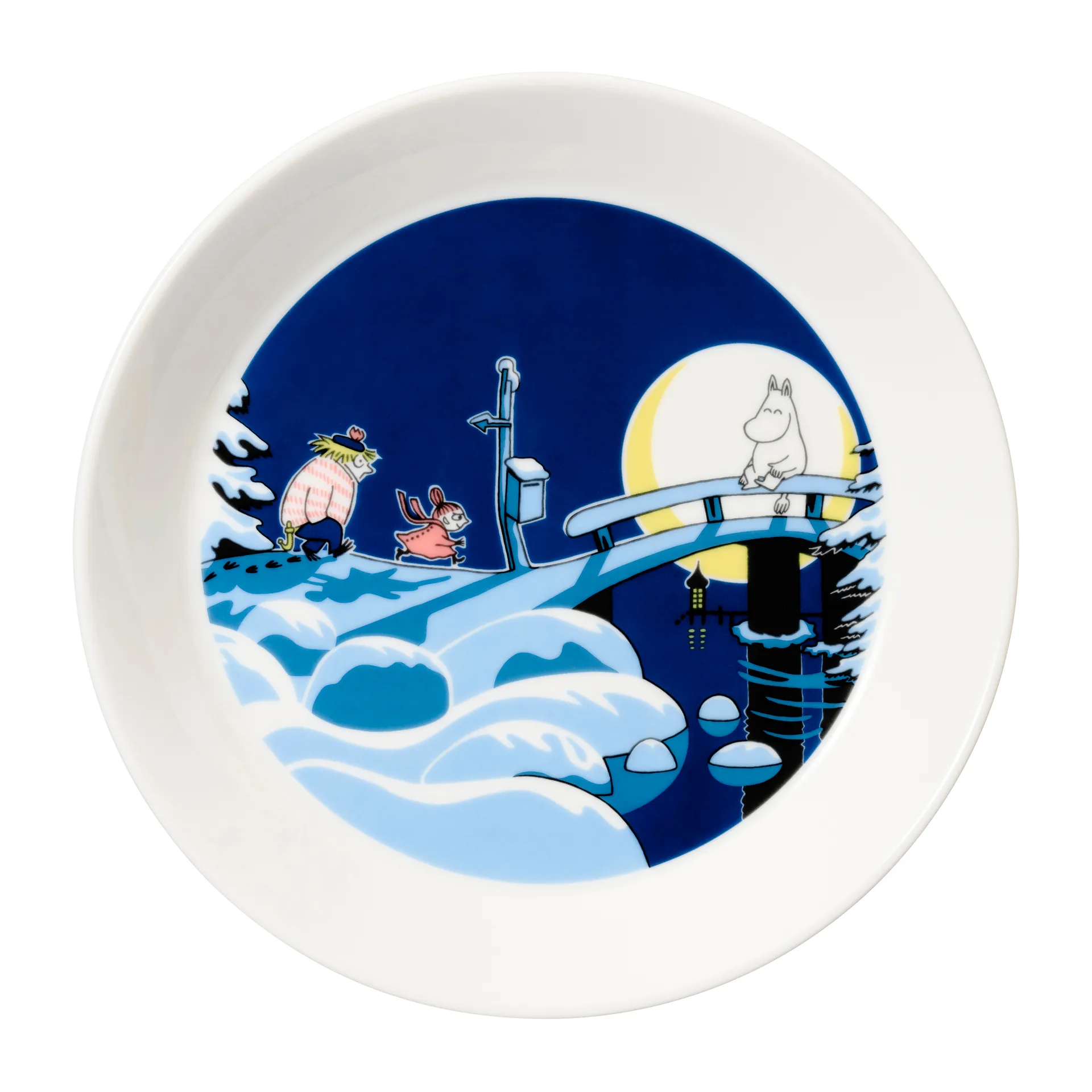 Moomin bordenset Office & Winternight, Ø19 cm Moomin Arabia