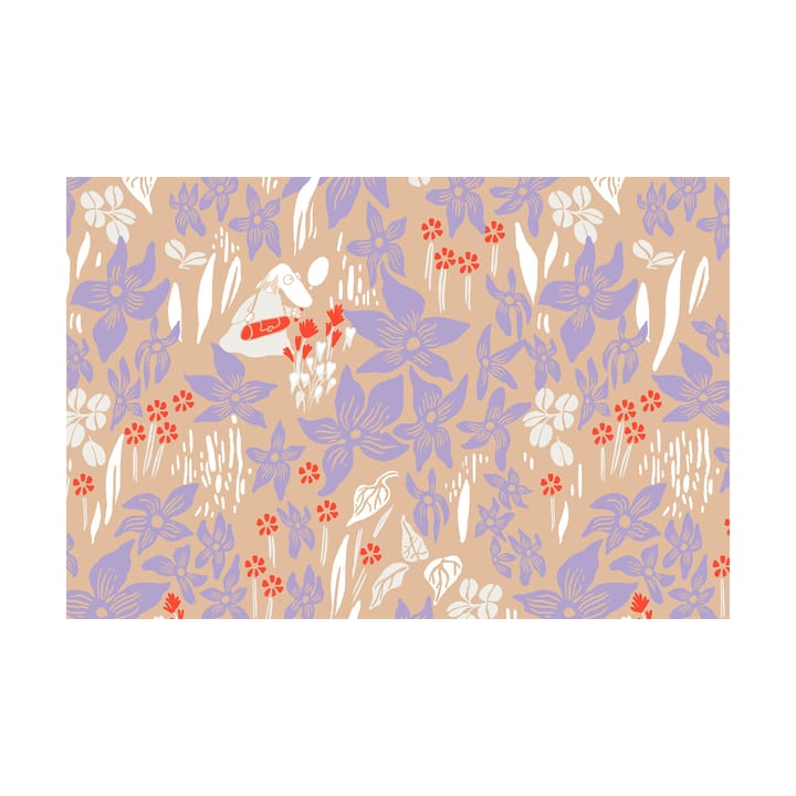 Moomin dekbedovertrek 150x210 cm, Lelie beige Moomin Arabia