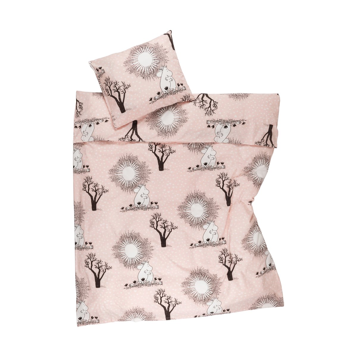 Moomin Arabia Moomin dekbedovertrek 150x210 cm Liefde roze
