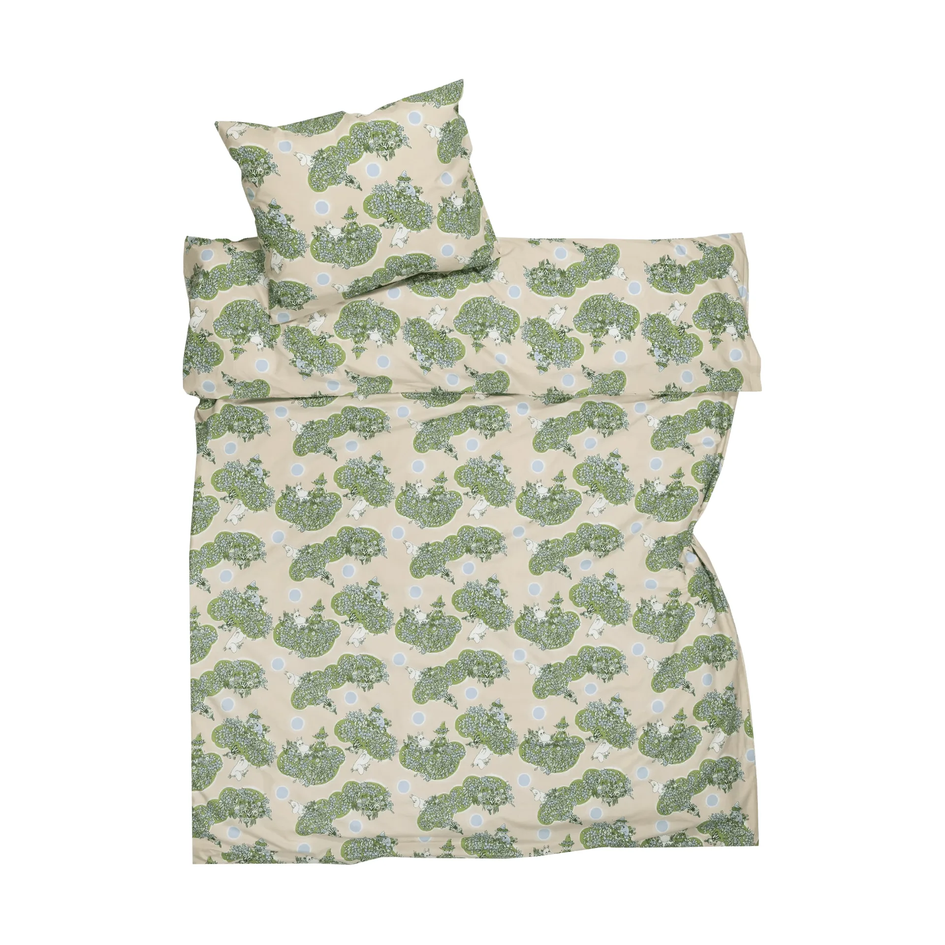 Moomin dekbedovertrekset 150x210 cm, Altijd samen Moomin Arabia
