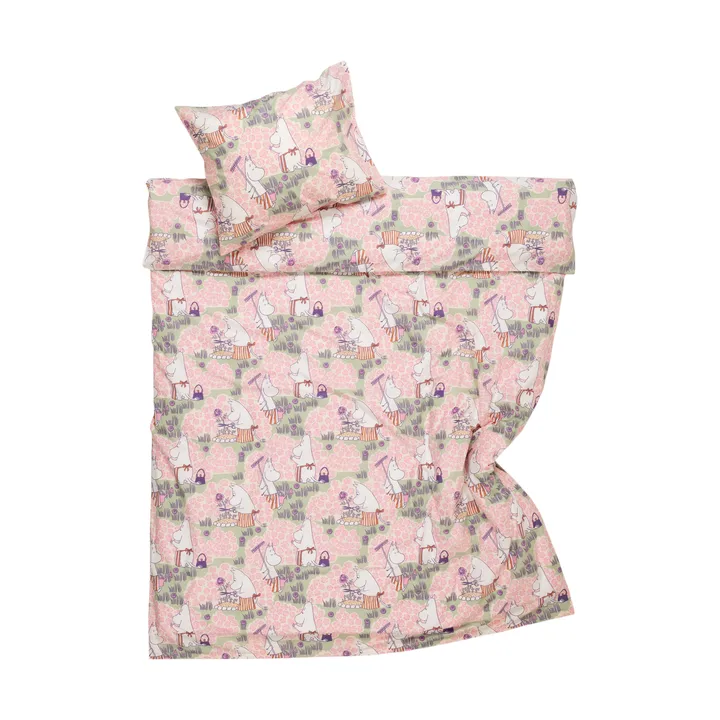 Moomin dekbedovertrekset 150x210 cm - Rozentuin - Moomin Arabia