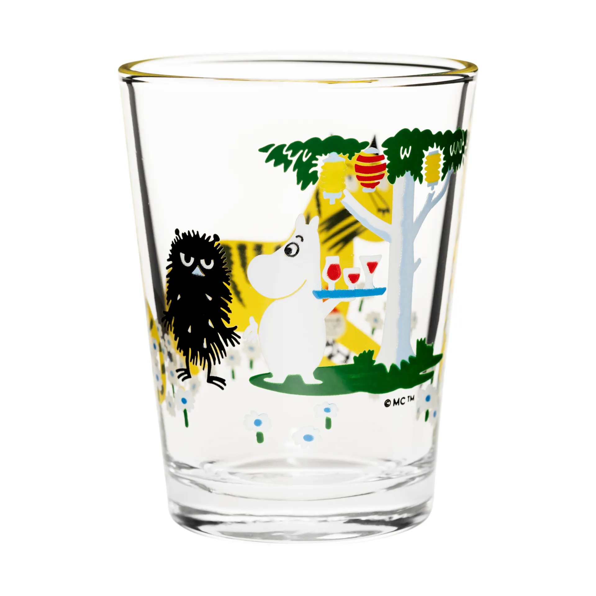 Moomin glas 22 cl., Tuinfeest Moomin Arabia