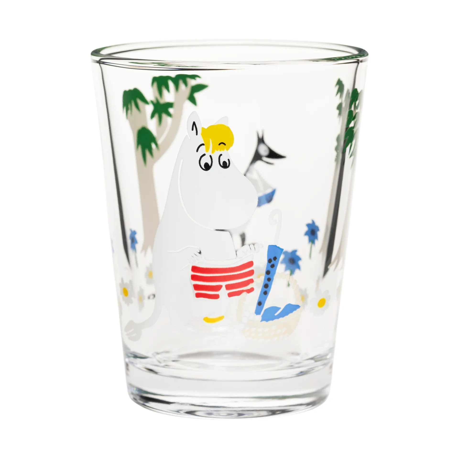 Moomin glas 22 cl., We gaan op vakantie Moomin Arabia