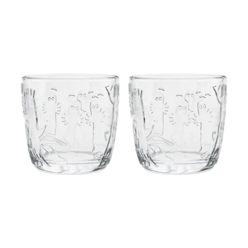 Moomin glas 28 cl 2-pack - Transparant - Moomin Arabia