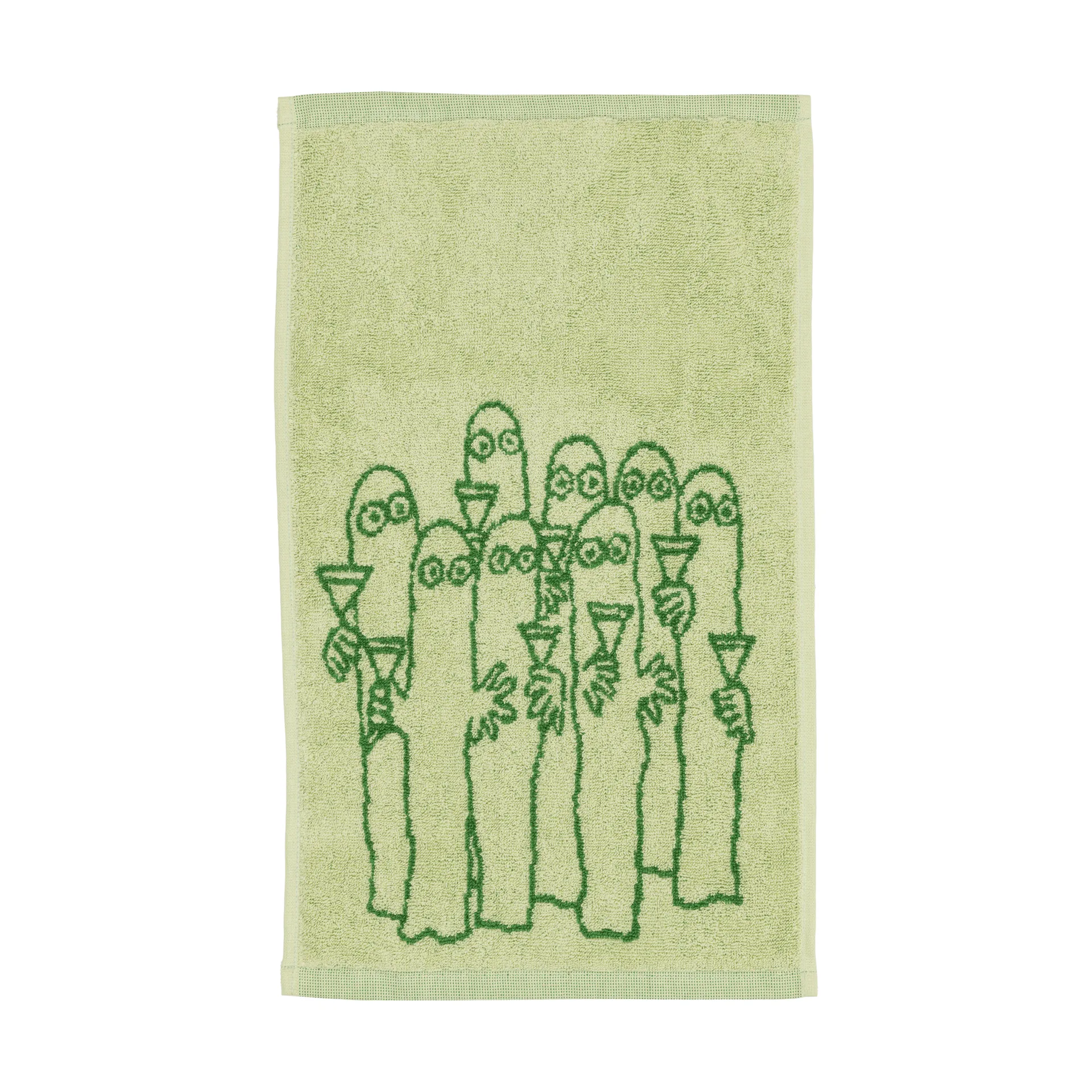 Moomin handdoek 30x50 cm, Hattifnattarna, groen Moomin Arabia
