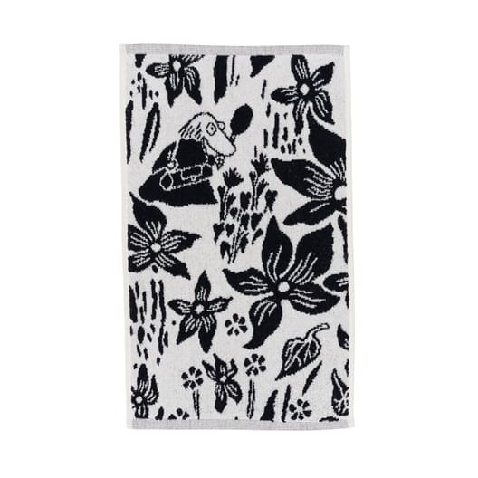 Moomin handdoek 30x50 cm, Lelie zwart-wit Moomin Arabia