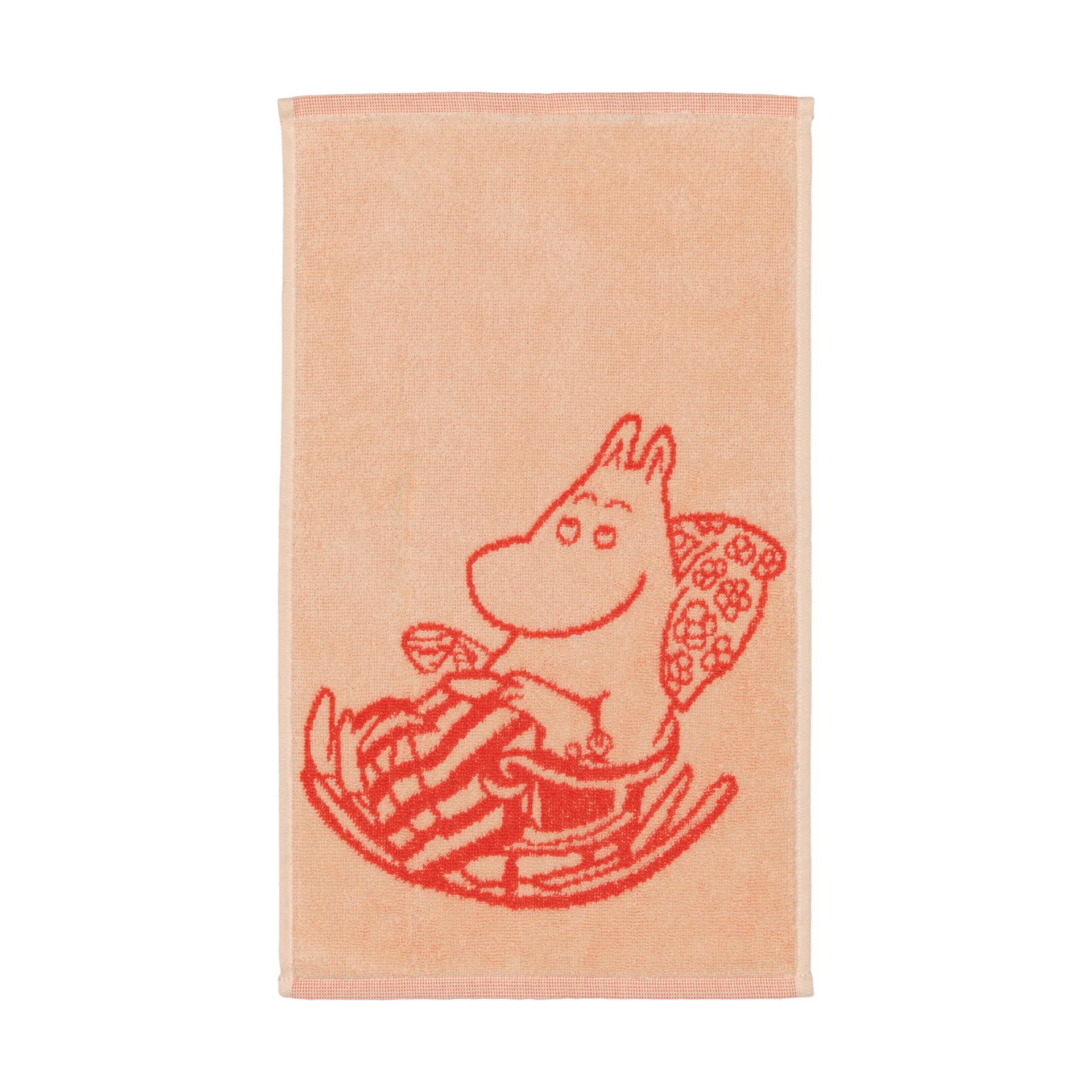 Moomin handdoek 30x50 cm, Moominmamma perzik Moomin Arabia