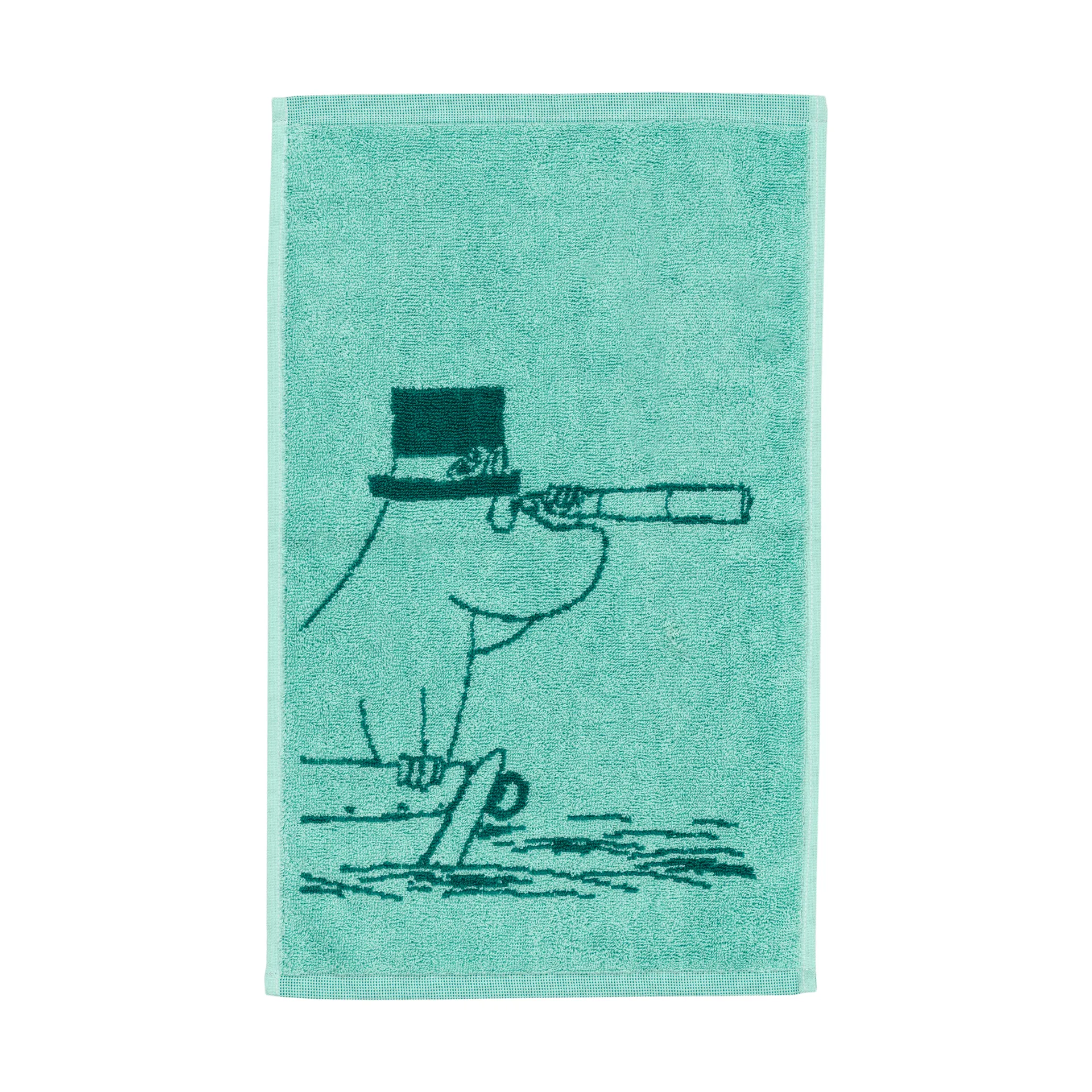 Moomin handdoek 30x50 cm, Moominpapa blauwgroen Moomin Arabia