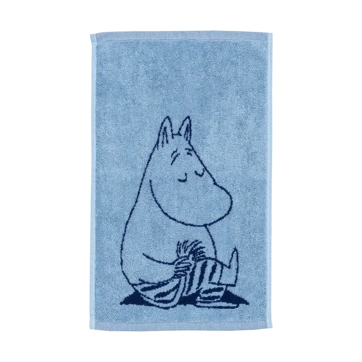 Moomin handdoek 30x50 cm - Moomintrol marineblauw - Moomin Arabia
