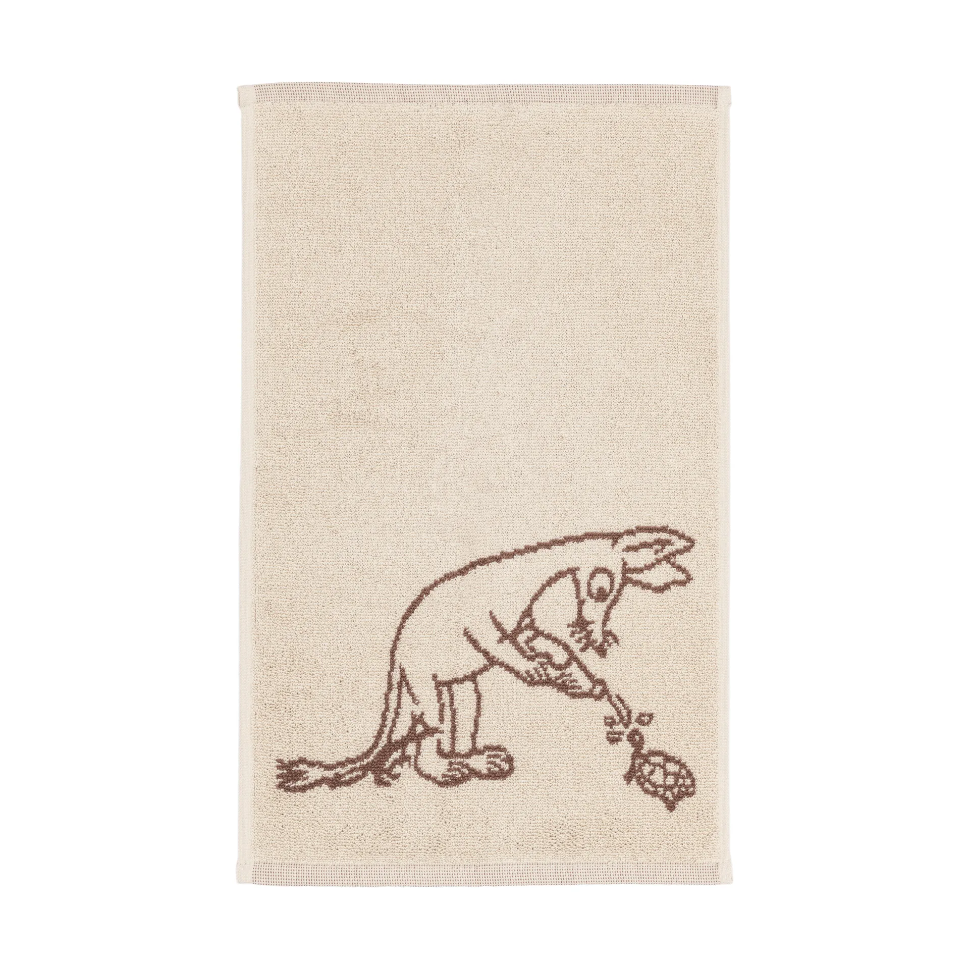 Moomin handdoek 30x50 cm, Sniff bruin Moomin Arabia