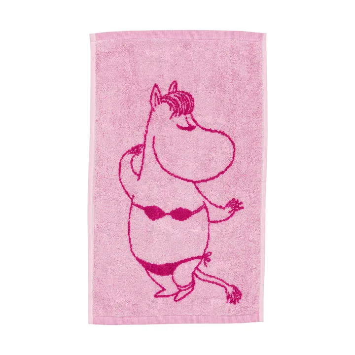 Moomin handdoek 30x50 cm - Snorkmaiden roze - Moomin Arabia