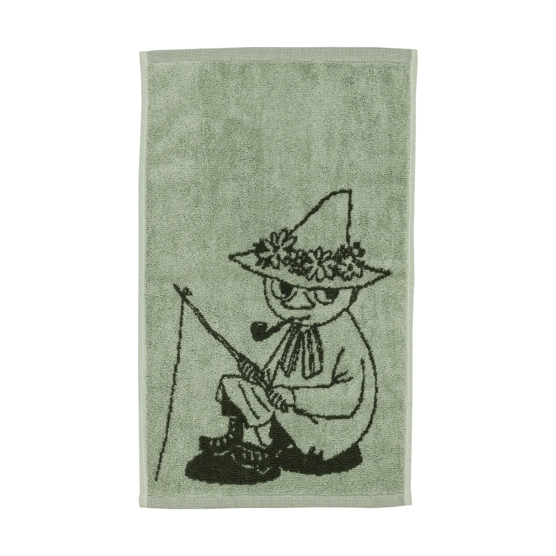 Moomin handdoek 30x50 cm, Snufkin groen Moomin Arabia