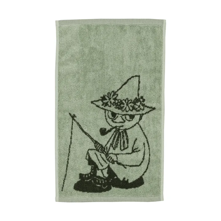 Moomin handdoek 30x50 cm - Snufkin groen - Moomin Arabia