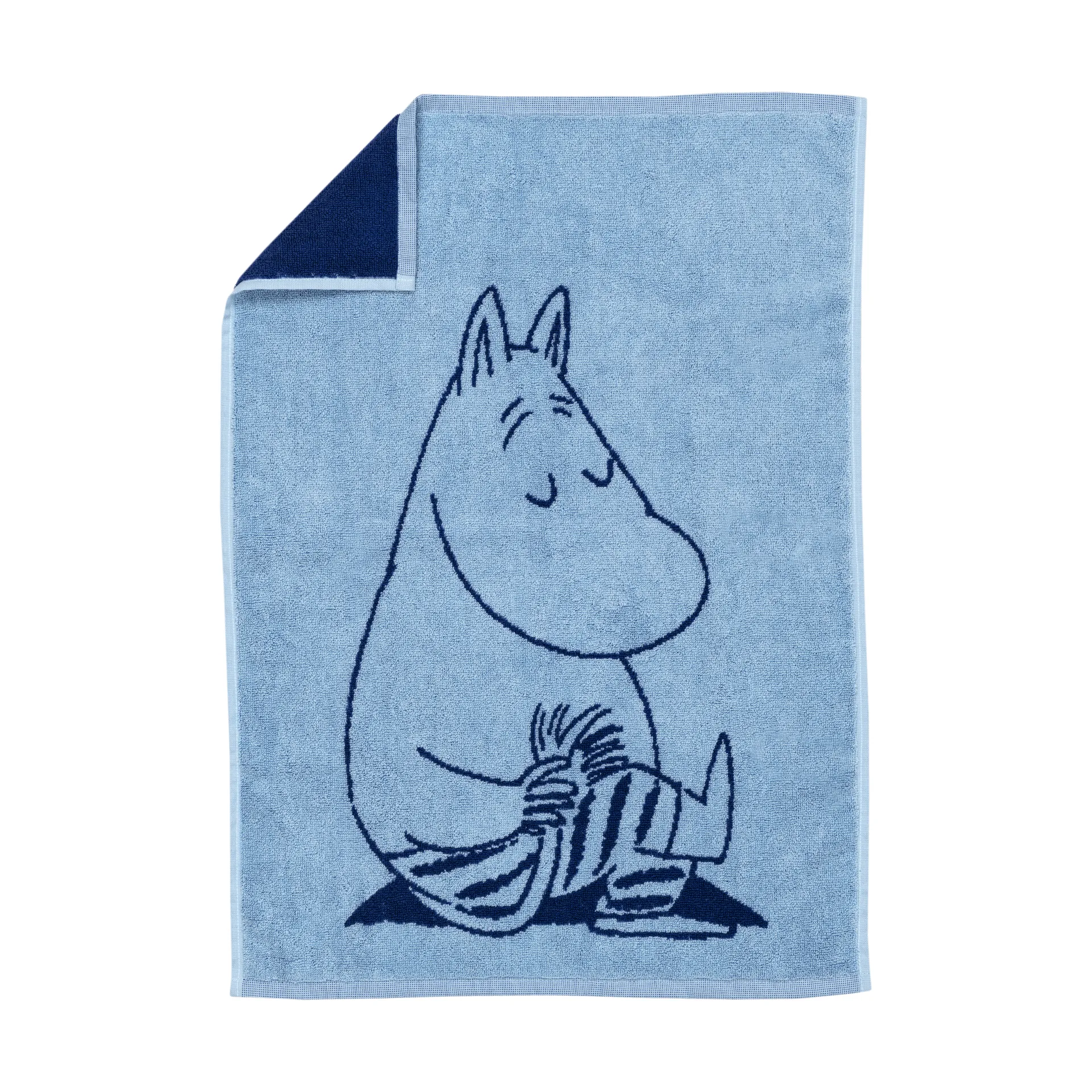 Moomin handdoek 50x70 cm, Moomintrol marineblauw Moomin Arabia