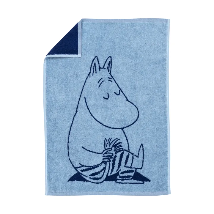 Moomin handdoek 50x70 cm - Moomintrol marineblauw - Moomin Arabia