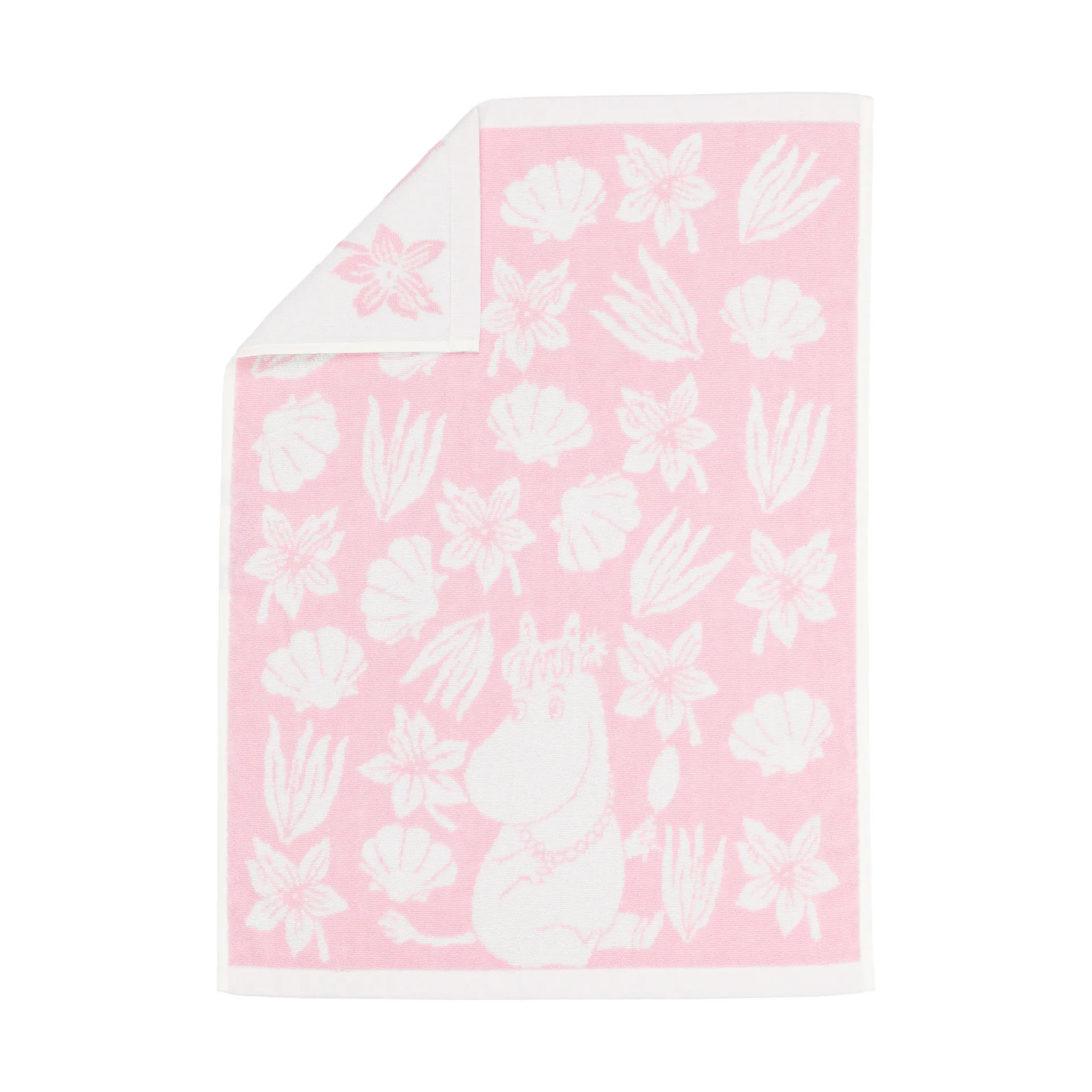 Moomin handdoek 50x70 cm, Schelp roze  Moomin Arabia