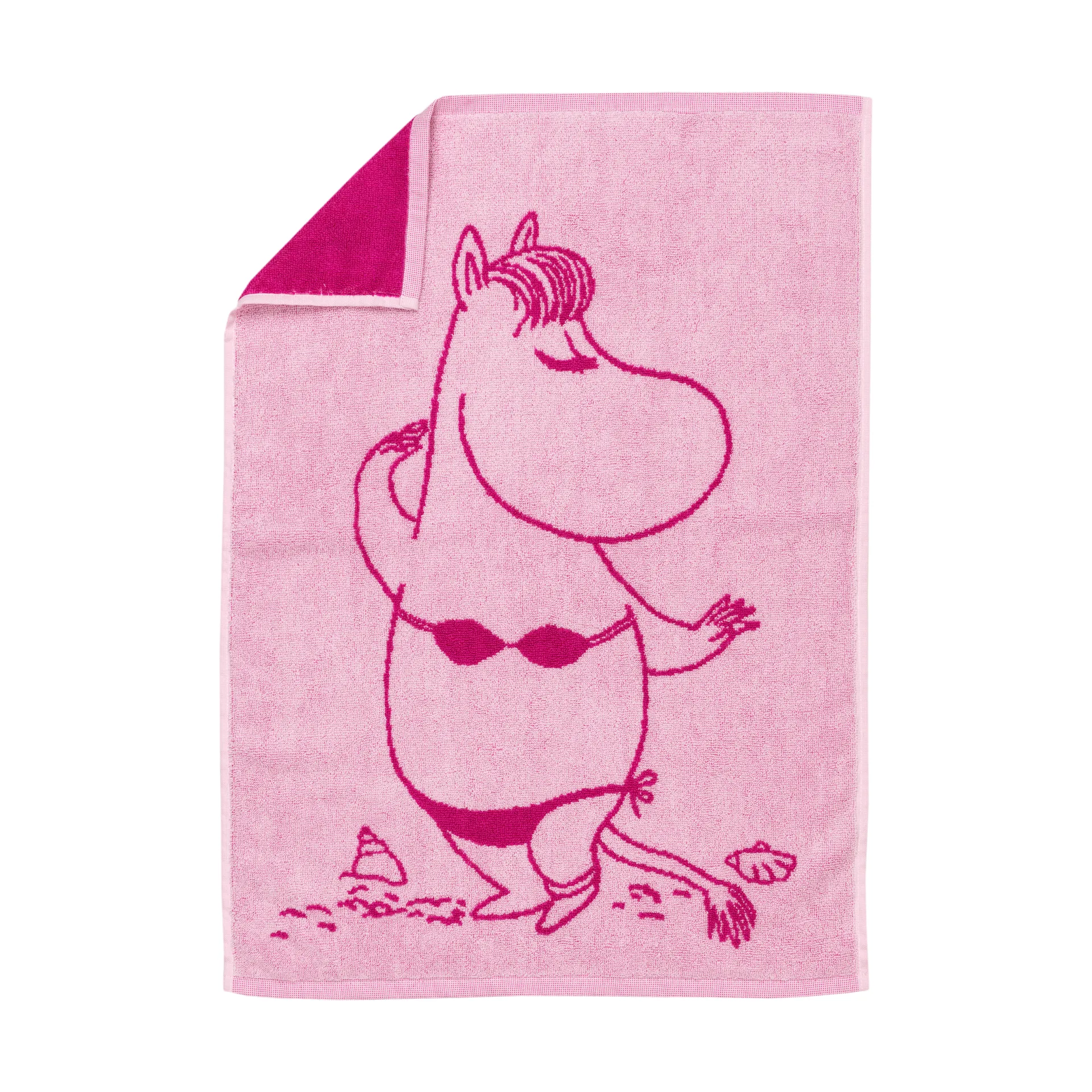 Moomin handdoek 50x70 cm, Snorkmaiden roze Moomin Arabia