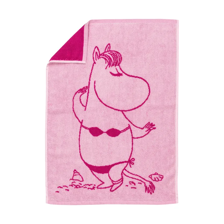 Moomin handdoek 50x70 cm - Snorkmaiden roze - Moomin Arabia