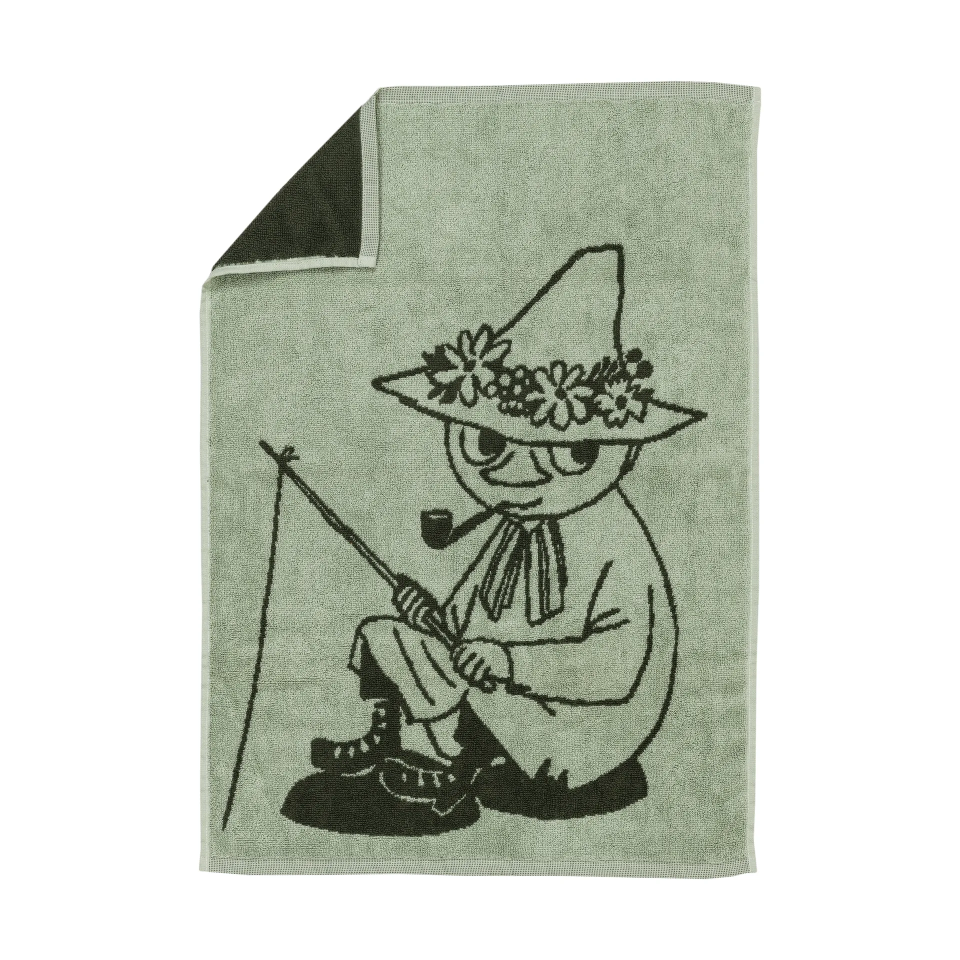 Moomin handdoek 50x70 cm, Snufkin groen Moomin Arabia