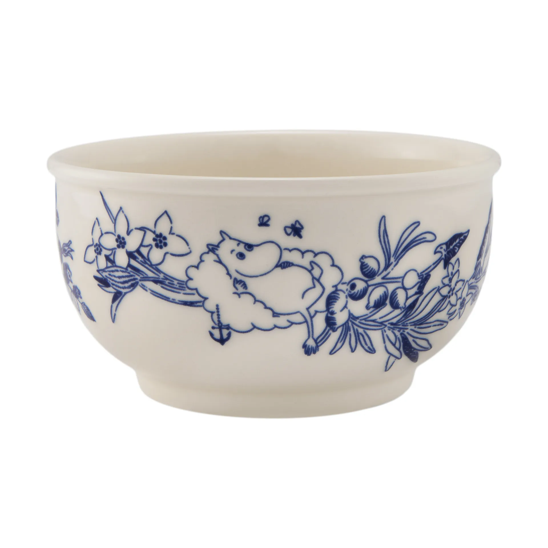Moomin Haru kom Ø12 cm, Blauw-wit Moomin Arabia