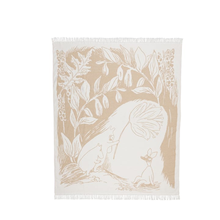 Moomin katoenen plaid 130x170 cm - Beige - Moomin Arabia