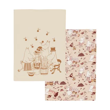 Moomin keukendoek 50x70 cm 2-delig - Thuisgeluk - Moomin Arabia