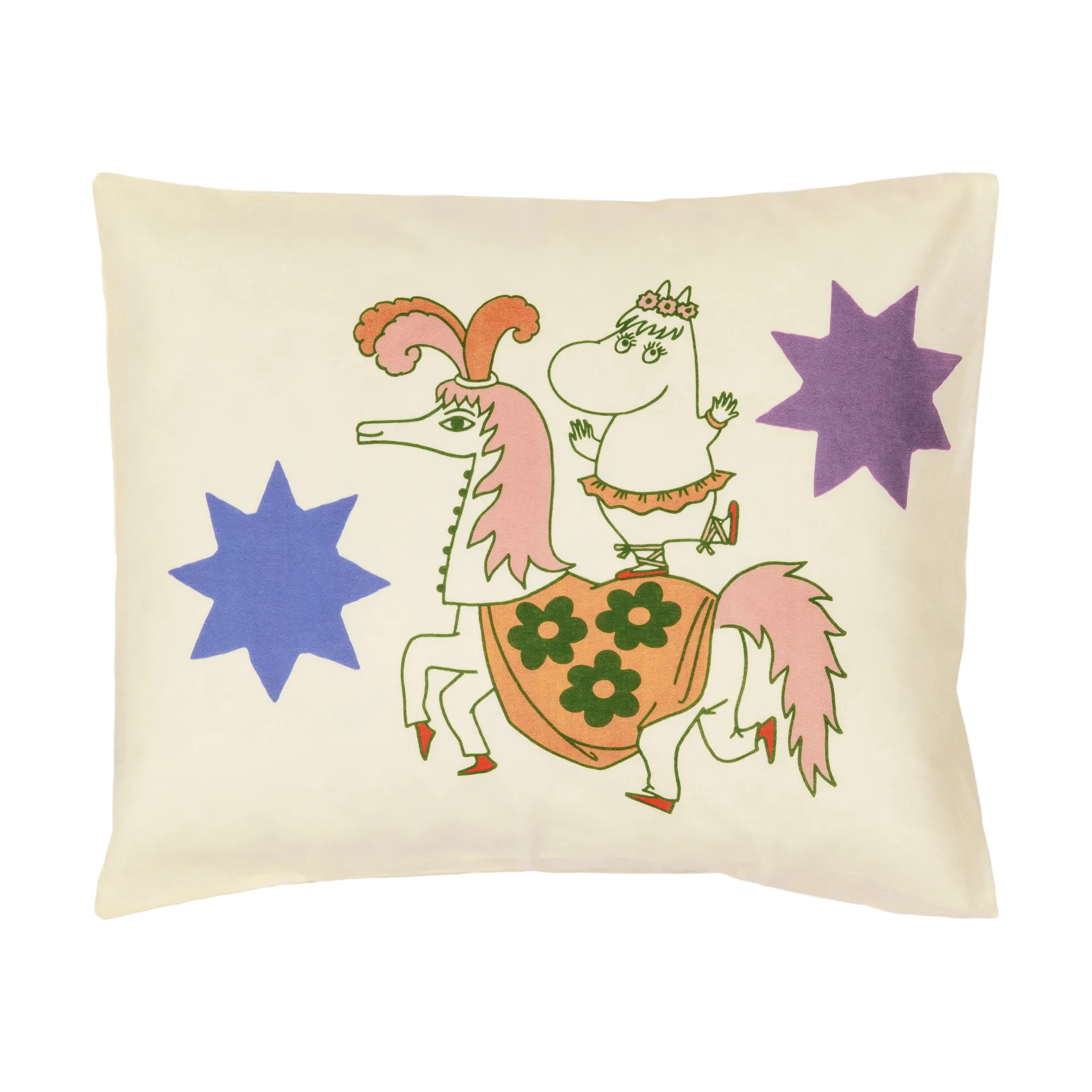 Moomin kussensloop 50x60 cm, Circus Paard Moomin Arabia