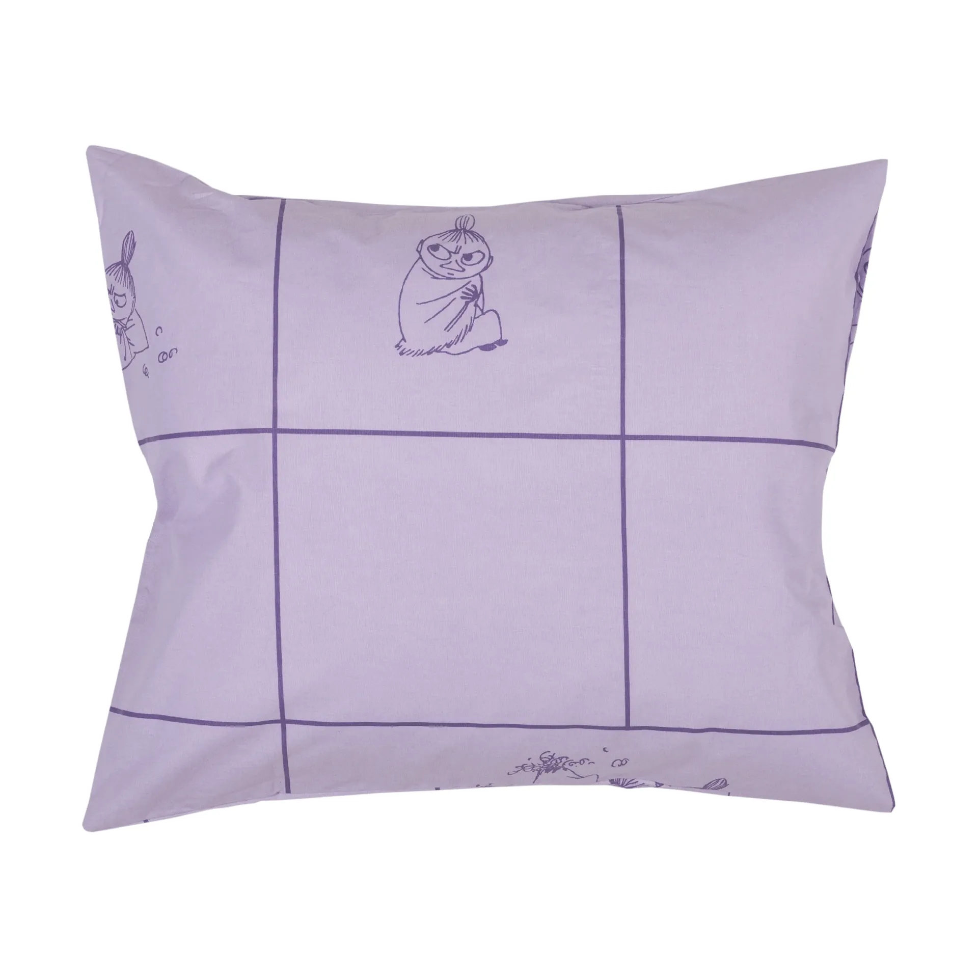 Moomin kussensloop 50x60 cm, Lilla My, paars Moomin Arabia